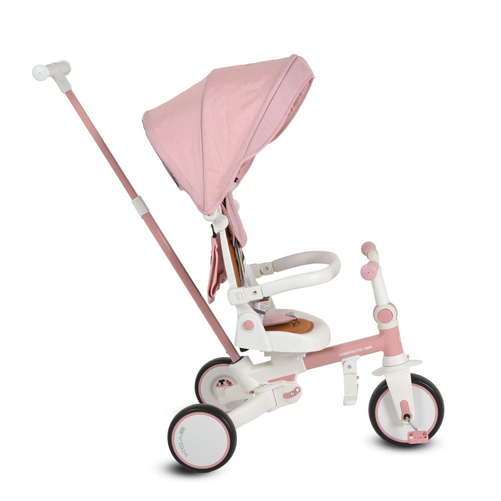 Tricicleta Byox Compacto Pink 4in1 Ultrapliabilă - imagine 3