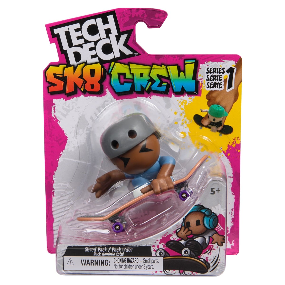 Set mini skateboard Tech Deck cu figurină