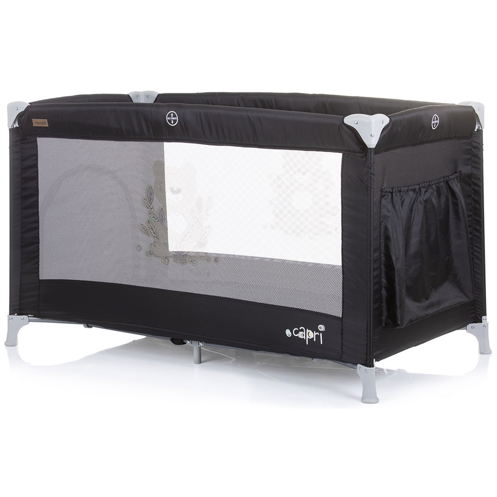 Patut pliabil Chipolino Capri Ebony, 0-15kg