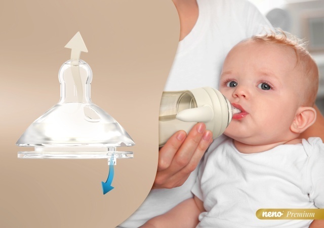 Biberon 3 in 1 Neno Mio anti-colici 300ml - imagine 7