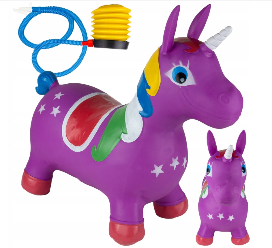 Unicorn Gonflabil Malplay | Jucărie Echilibru și Mișcare - imagine 9