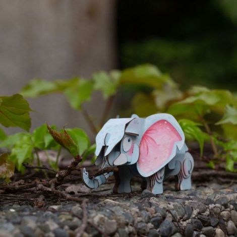 Mieredu Puzzle 3D Elefant cu Sunete - imagine 6