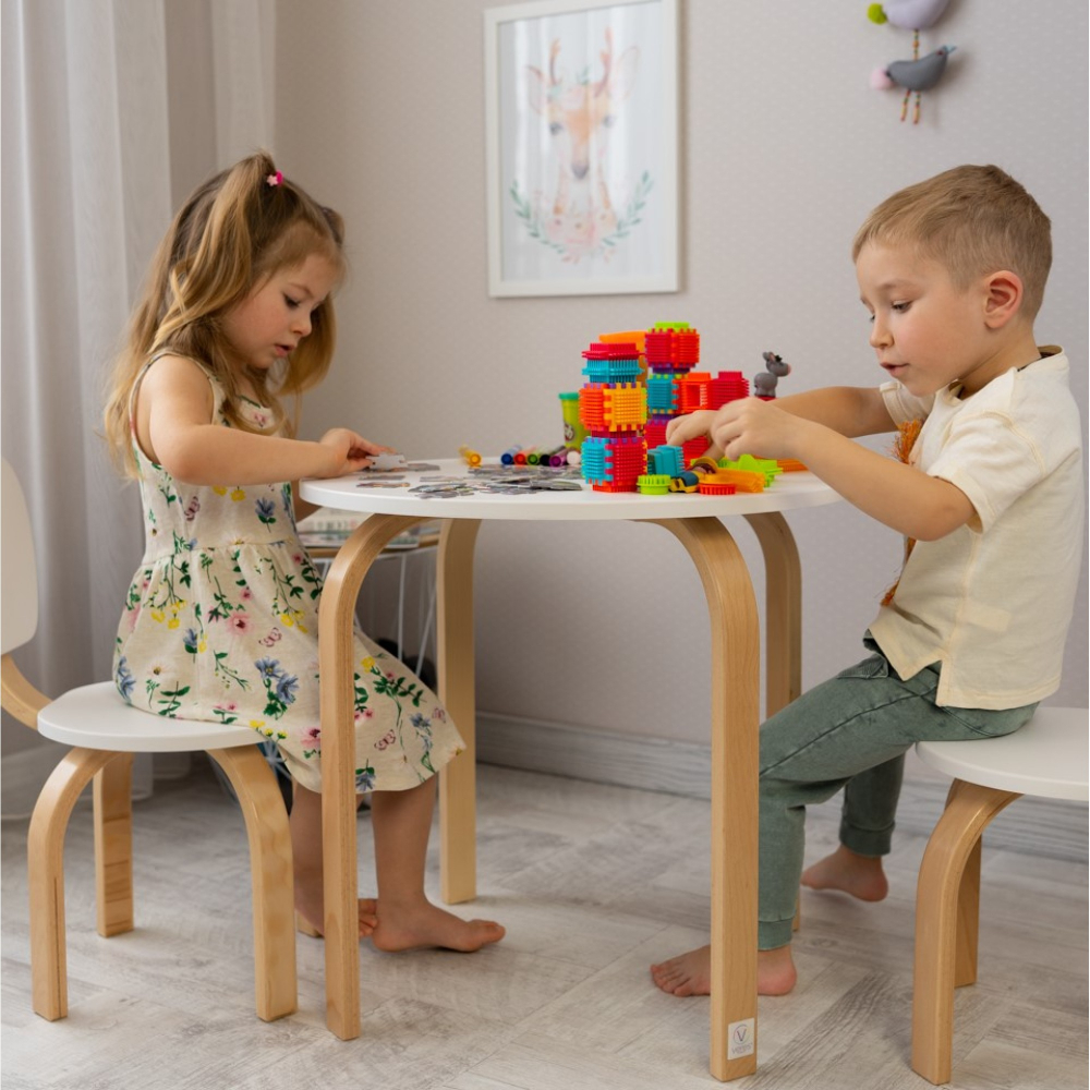 Masuta Veres Monaco Alb | Mobilier Copii Creativ - imagine 3