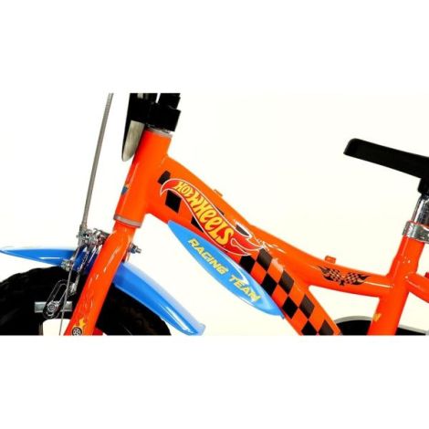 Bicicleta Dino Bikes Hot Wheels 12" copii - imagine 4