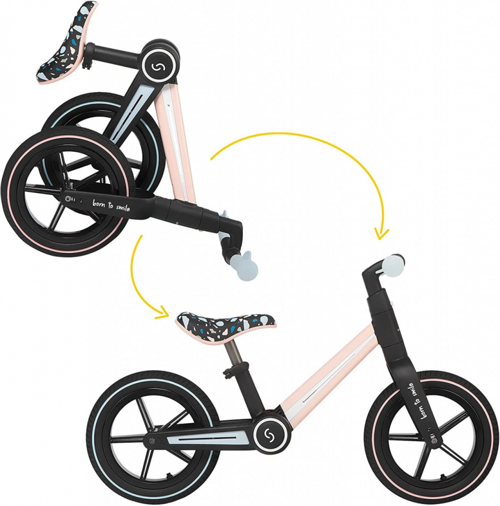 Bicicleta Skiddou Ronny Keep Pink 12 inch Pliabila