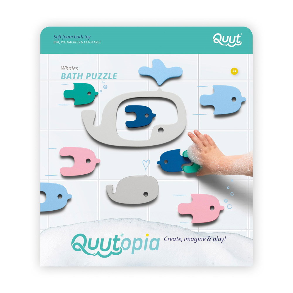 Puzzle Baie Balene Quut Toys | Joc Educativ - imagine 5