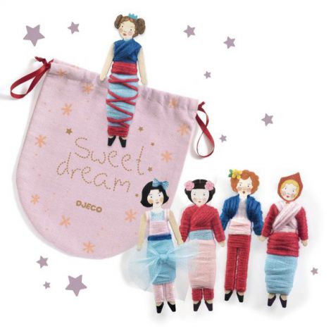 Set DIY Djeco Papusi pentru Vise Senine - imagine 4