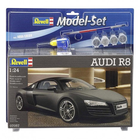 Set Model Revell Audi R8 1:24 | Masinuta de Asamblat - imagine 2