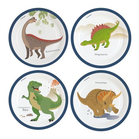 Farfurii Petrecere Dinozauri Amscan Set 8 Buc