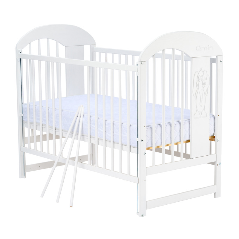 Patut Qmini Julia II Alb 120x60 cm cu laterala culisanta - imagine 5