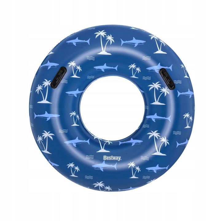 Colac Gonflabil Bestway Tropical Blue cu Manere - imagine 8