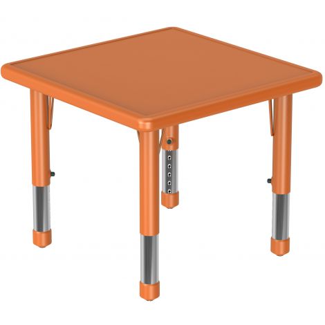 Masa Ooke patrata reglabila 40-60cm portocalie