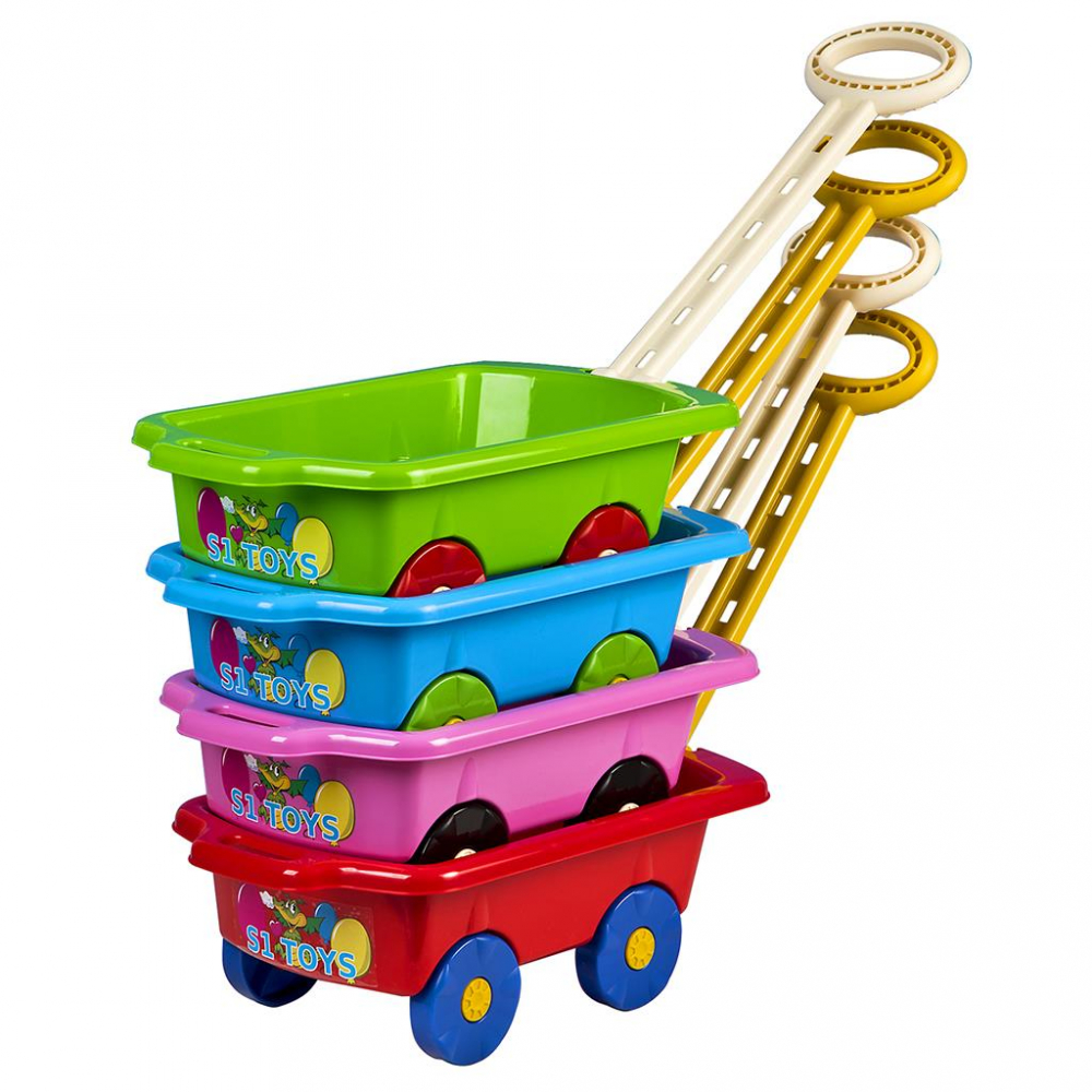 Carucior copii Bayo Pink - Transport Jucarii Gradina