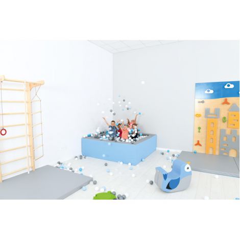 Piscina Bile Moje Bambino Gri-Bleu 2x2m - imagine 9