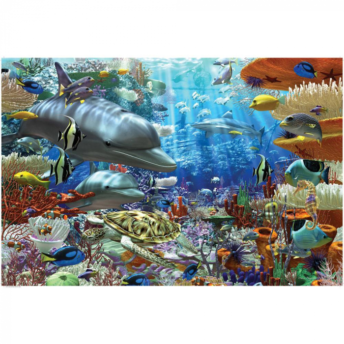 Puzzle Ravensburger Minunile Oceanului 200 piese