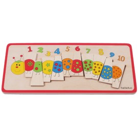 Puzzle Lemn Omida cu Numere Beleduc