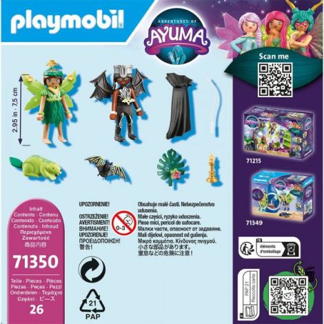 Playmobil Zâne Forest și Bat cu Animale - imagine 5