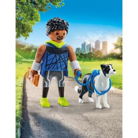 Playmobil Alergător cu Caine - Joc și Colecție - imagine 5