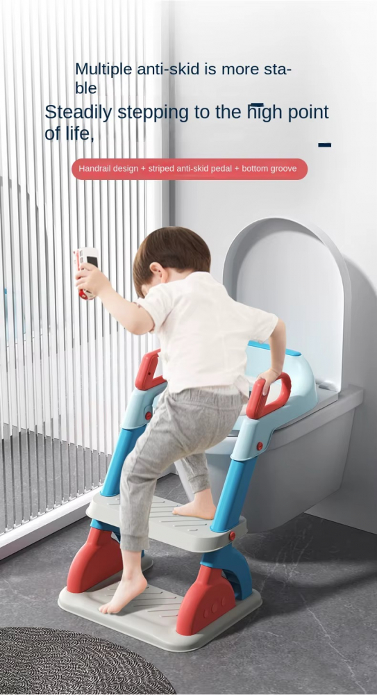 Reductor toaletă Little Mom cu scaun moale - imagine 11