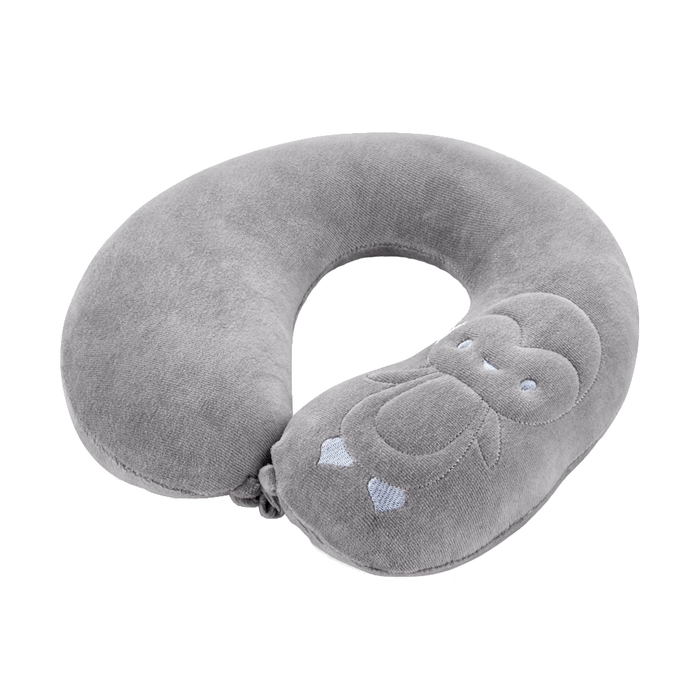 Pernă Suport Gat BabyJem Pinguin Grey - imagine 3