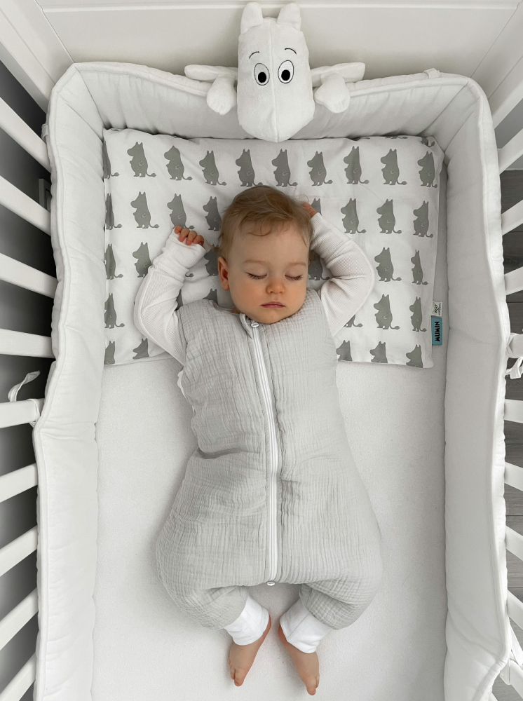 Sac Dormit Bumbac Muselină Babysteps Pastel Blue - imagine 2