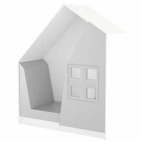 Dulap Casuta Quadro Alb-Gri Moje Bambino - imagine 2