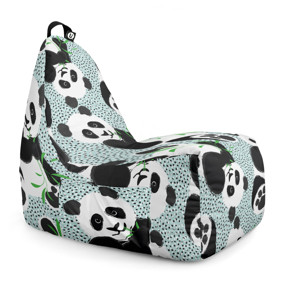 Fotoliu Puf Bean Bag Chill XL Bamboo Panda Updeco - imagine 6
