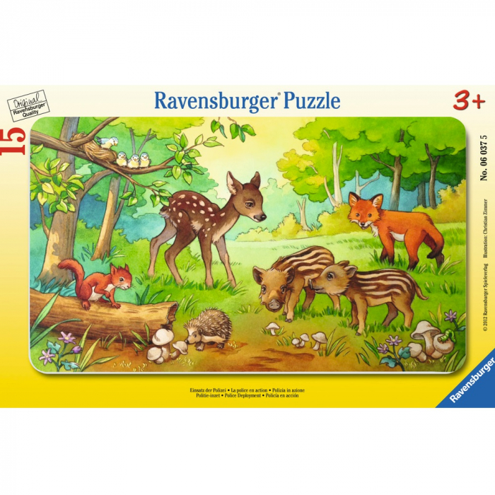 Puzzle Ravensburger Animale în Pădure