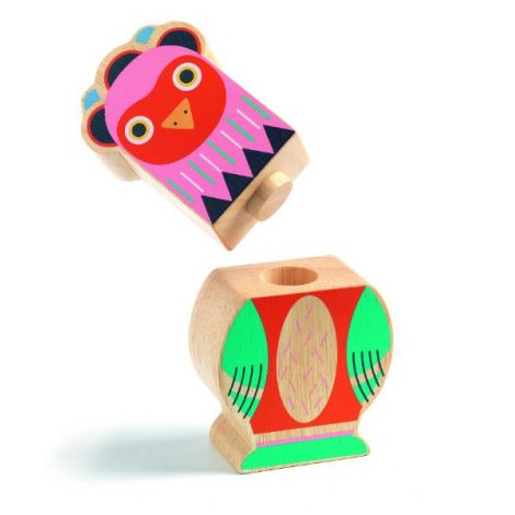 Zetribu Djeco - Figurine lemn totemuri - imagine 4