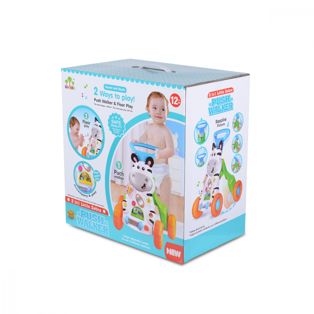 Antepremergator 2in1 Moni Little Zebra - dezvoltare
