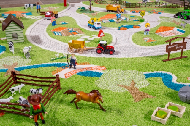 Covor 3D Ferma Ivi Carpets - Joacă Educativă - imagine 2