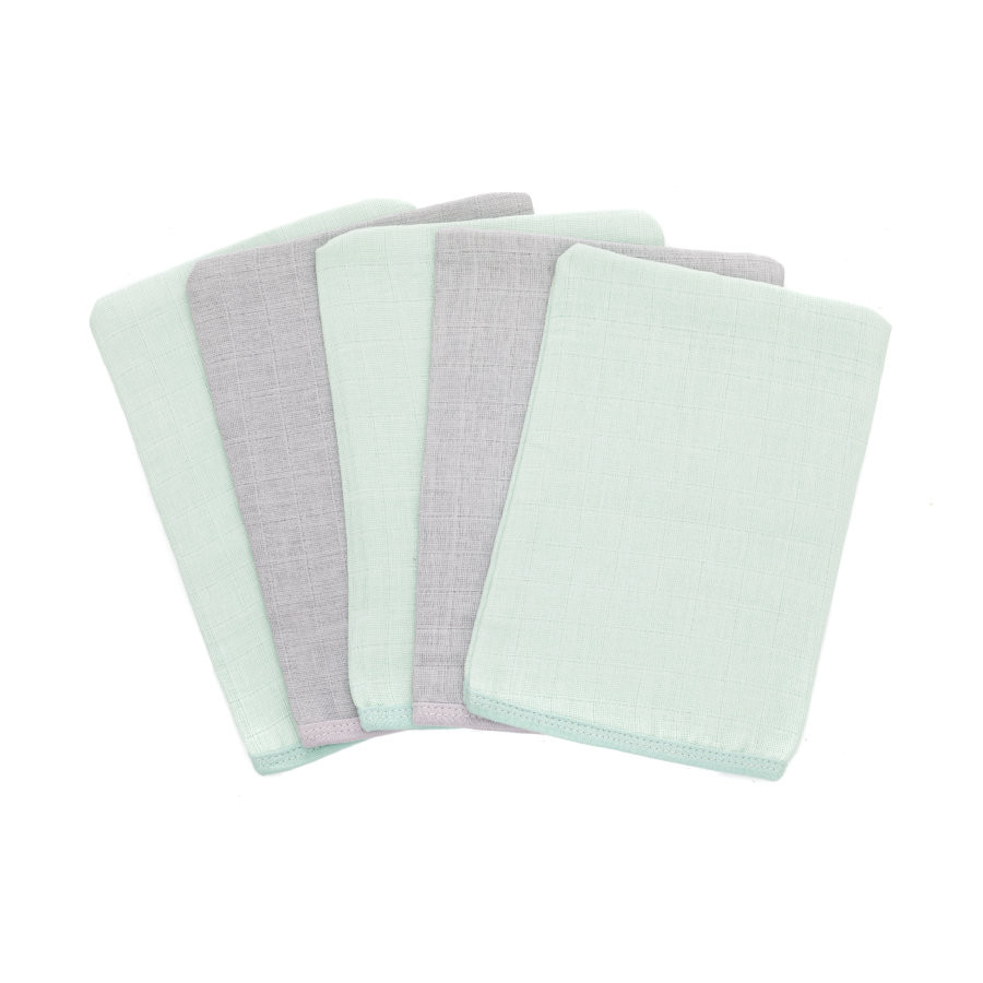Mănuși Baie Finet Fillikid 5 Buc. Mint Grey - imagine 2