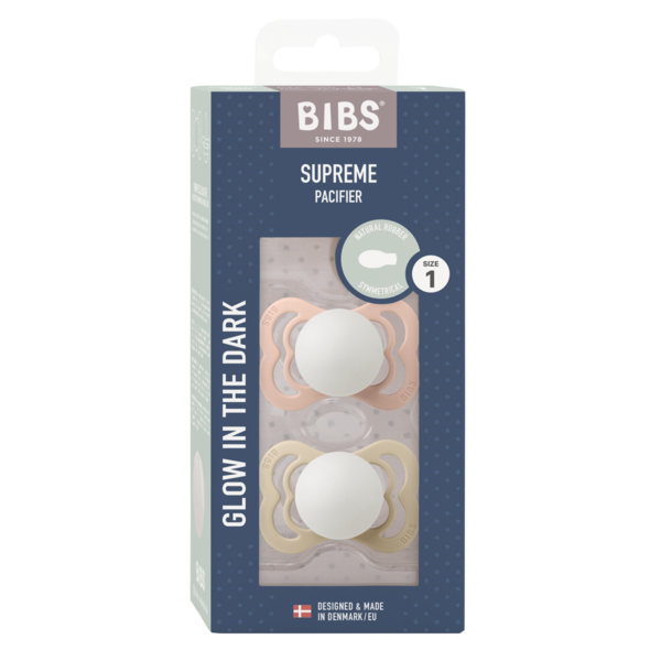 Set Suzete Supreme Glow BIBS, 0+ Luni
