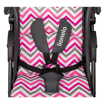 Carucior Lionelo Emma Plus Pink Scandi, Ergonomic - imagine 4