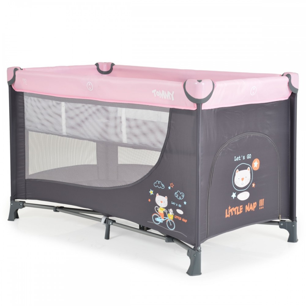 Patut Pliabil Moni Tommy Pink, 2 Nivele - imagine 10