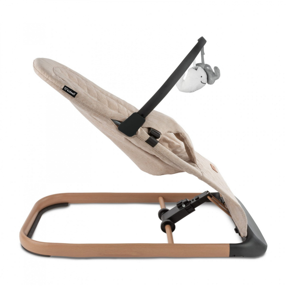 Balansoar Kidwell Pliabil Lemn Beige - imagine 7