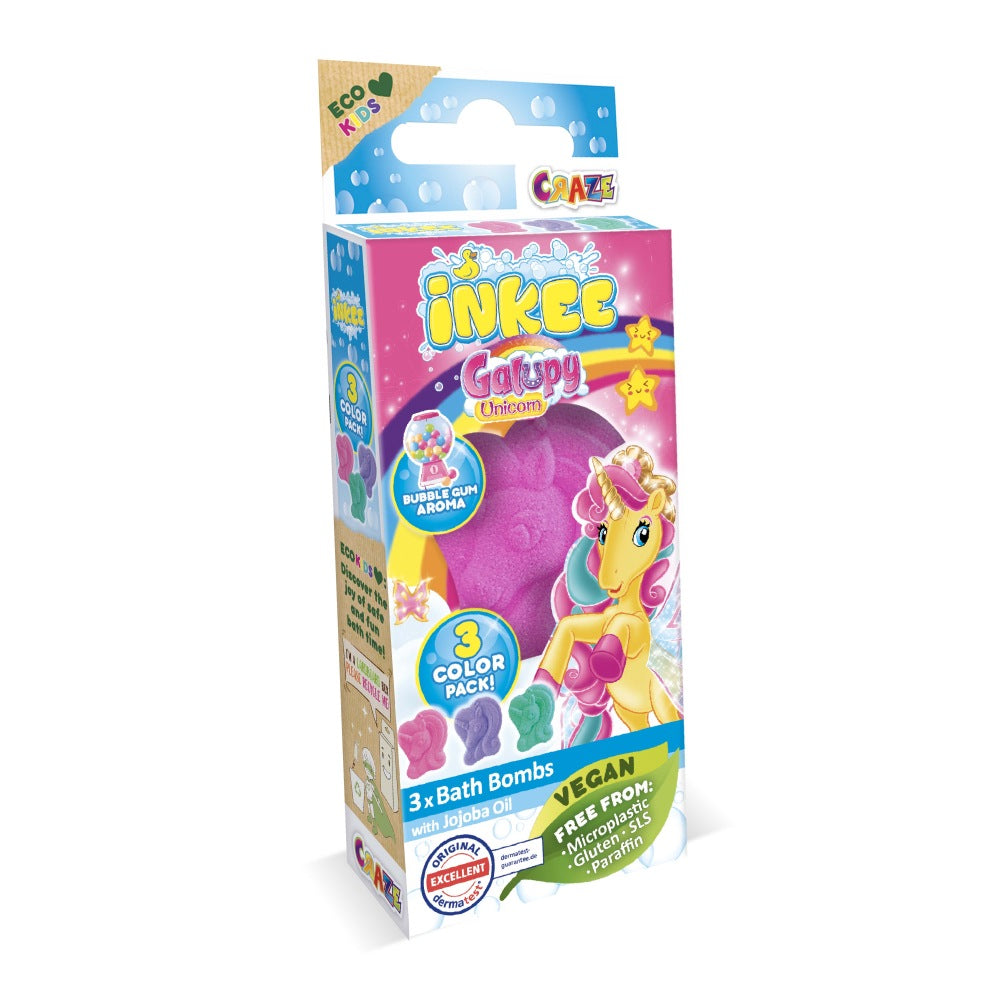 Bombe de baie Unicorn Craze | Set 3 bucăți