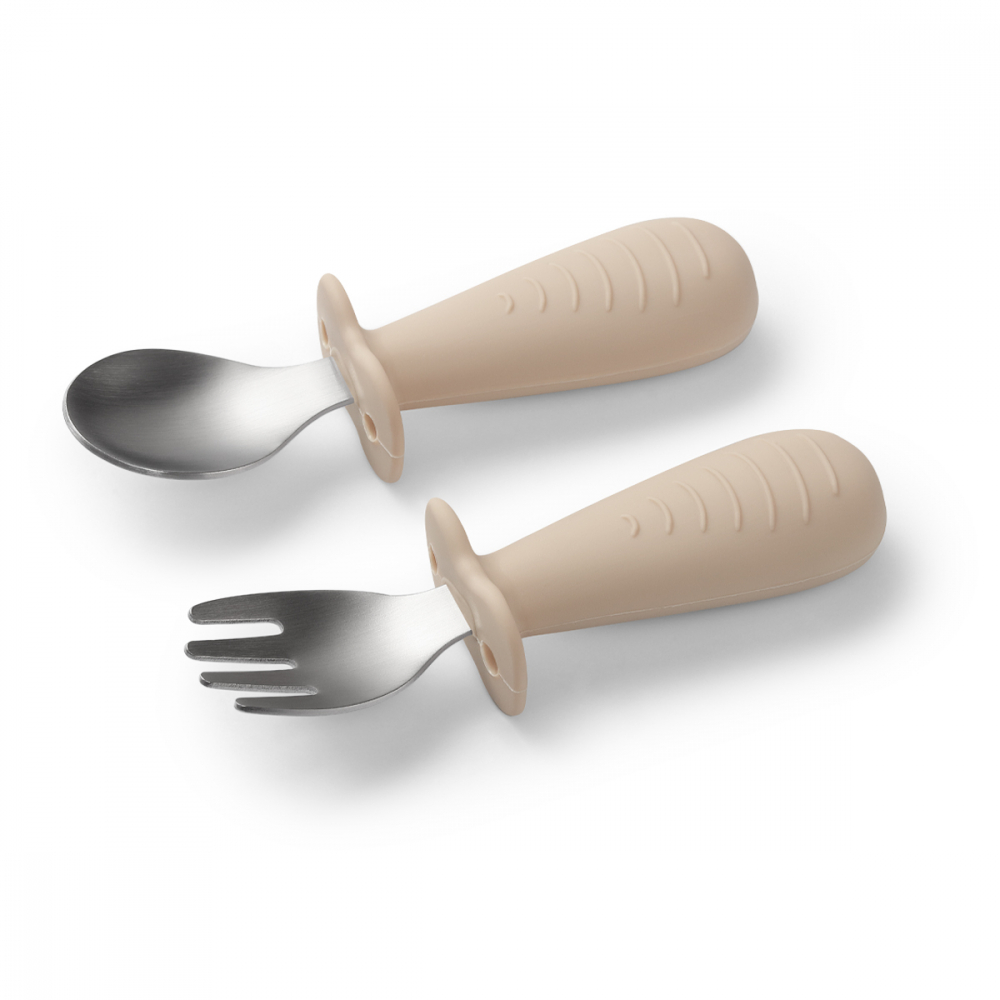 Set tacamuri Babyono inox bej, sigur pentru copii - imagine 6