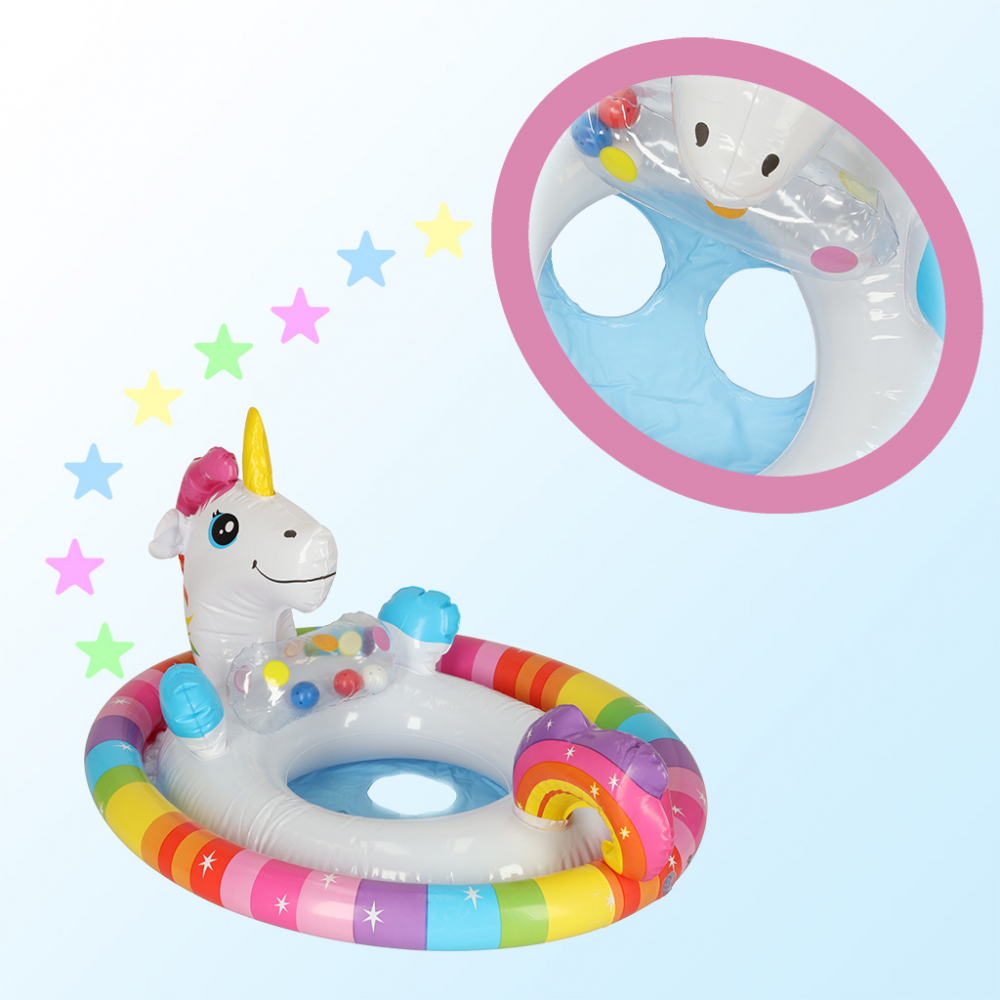 Colac Gonflabil Copii Unicorn Vesel Ikonka - imagine 5