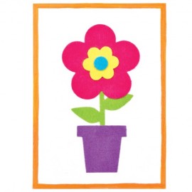 Flori Felt Autoadezive Baker Ross 200 Buc - imagine 3