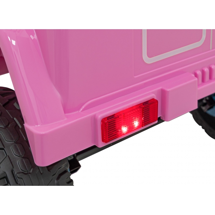 Masinuta Electrica Toyota FJ Cruiser 4x4 Roz - imagine 4