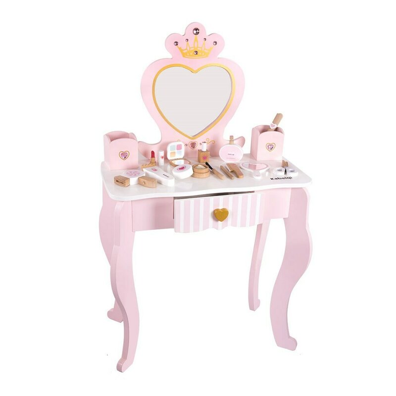 Măsuță de toaletă Baby Mix cu accesorii, Pink
