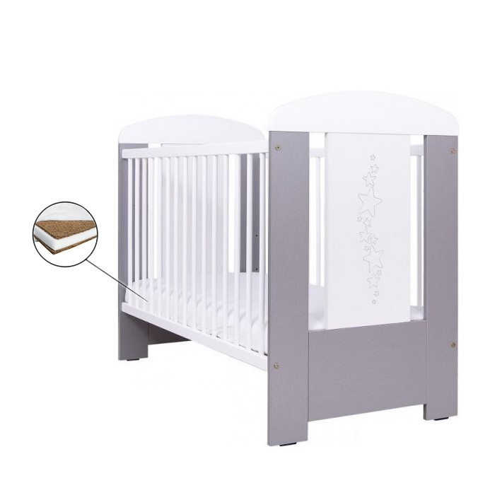 Patut copii Stars Silver Eurogloria + Saltea - imagine 4