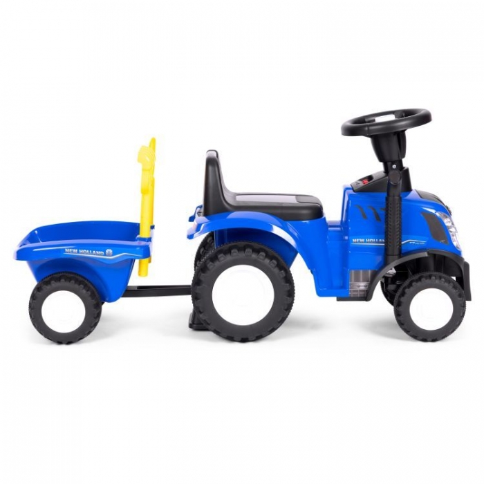 Tractor New Holland Ecotoys cu Remorcă Albastru - imagine 2