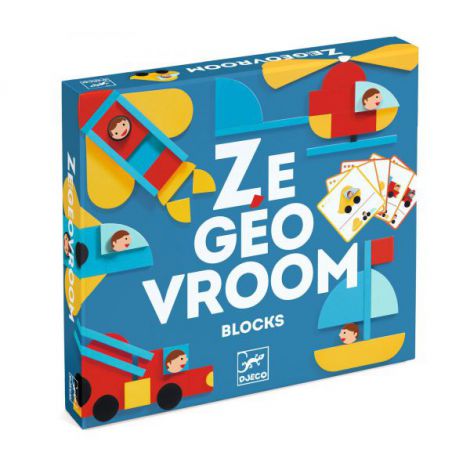 Djeco Ze GeoVroom - Joc Construcție Vehicule - imagine 5