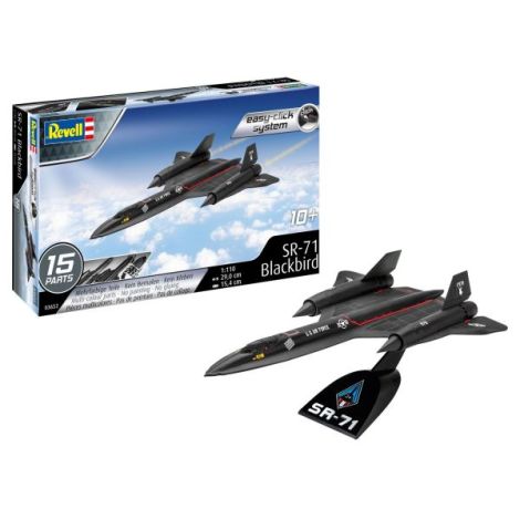Revell SR-71 Blackbird - Machetă Snap Easy-Click