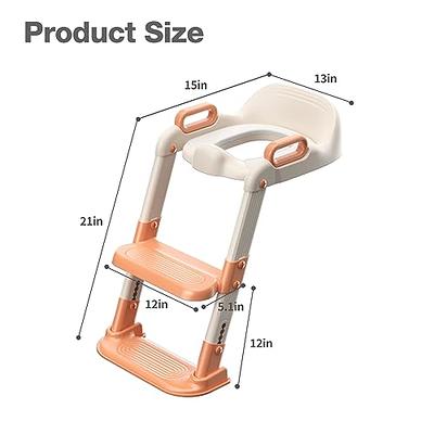 Reductor Toaleta Little Mom Orange, Pliabil - imagine 3