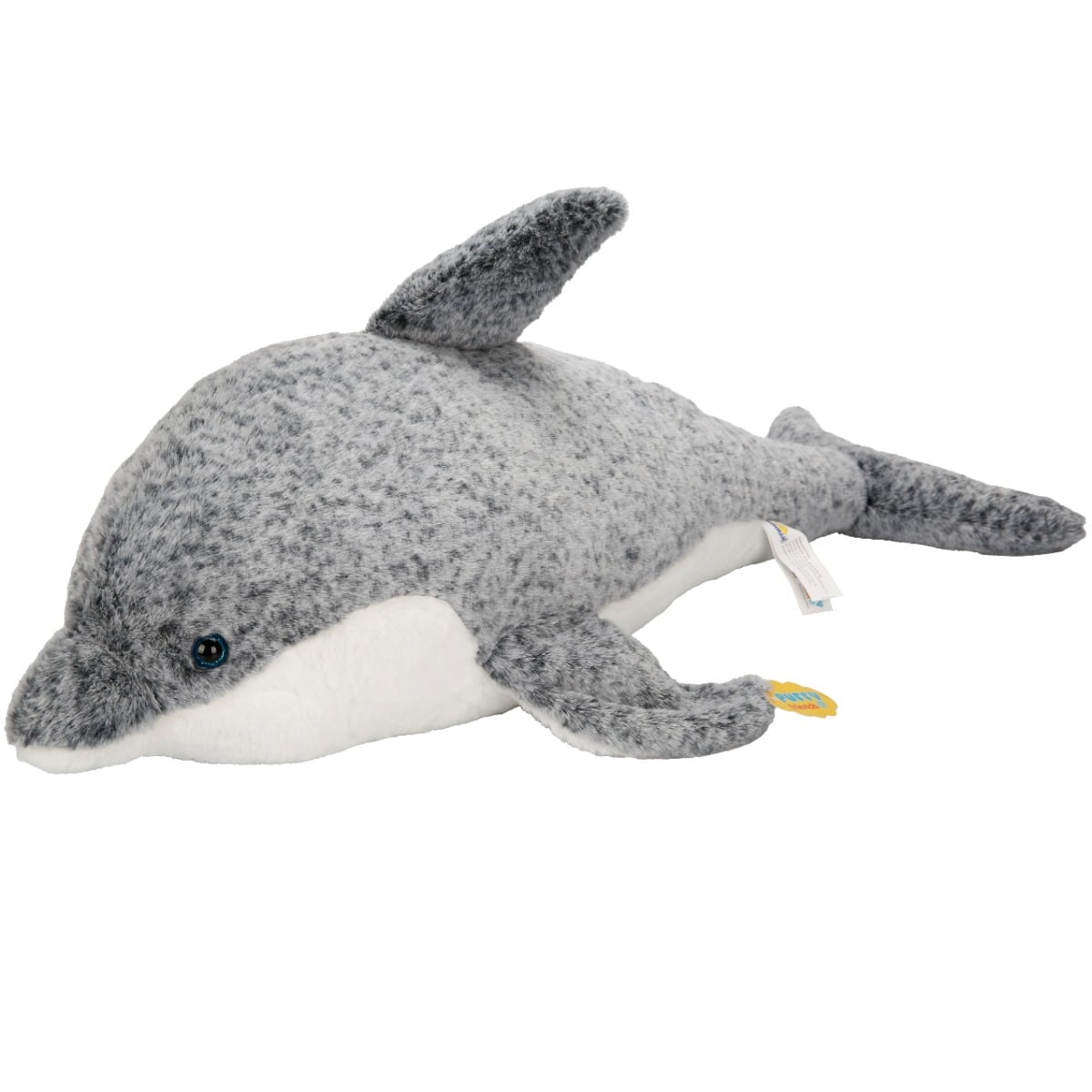 Puffy Friends Delfin Plus 100cm Gri | Jucarie Moale
