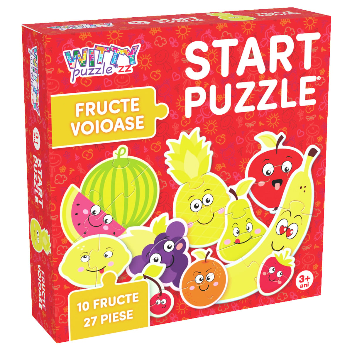 Puzzle Witty Puzzlezz Fructe Voioase, 27 Piese