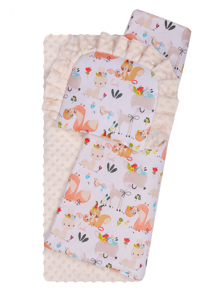 Set Complet 5 Piese Bebeluși Minky Deer | Duetbaby - imagine 3